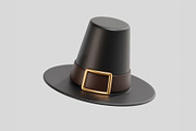 Pilgrim Hat, an Object 3D Model by fahad121 (Thumbnail 4 of 7)