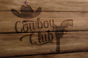 Cowboy Club Logos/Labels/Badges