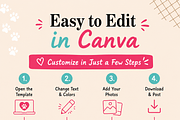 Pet Social Media Canva Templates, a Social Media Template by Local Marketing Templates (Thumbnail 3 of 8)