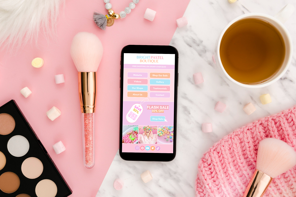 Bright Link in Bio, a Landing Page Template by SunshineStudioBoutique (Photo 7 of 9)
