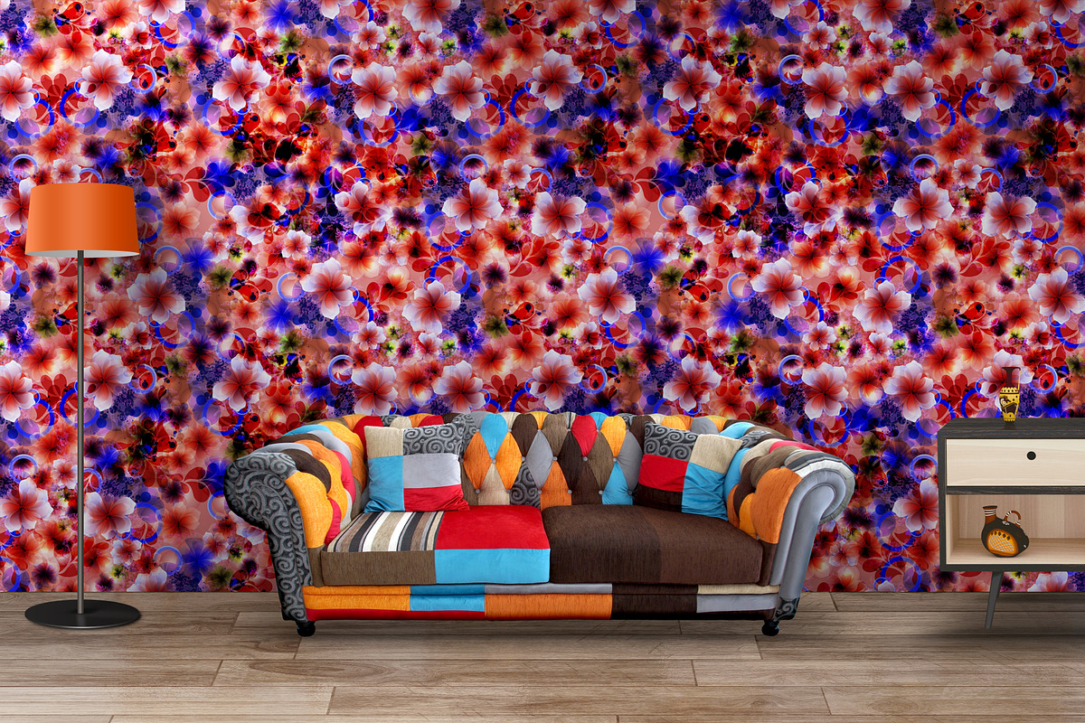 fancy flower, a Pattern Graphic by AAN Seamless Shop (Photo 3 of 3)