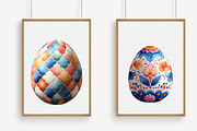 Easter Egg Pattern Clipart, an Illustration by Libby Wishes (Thumbnail 5 of 7)