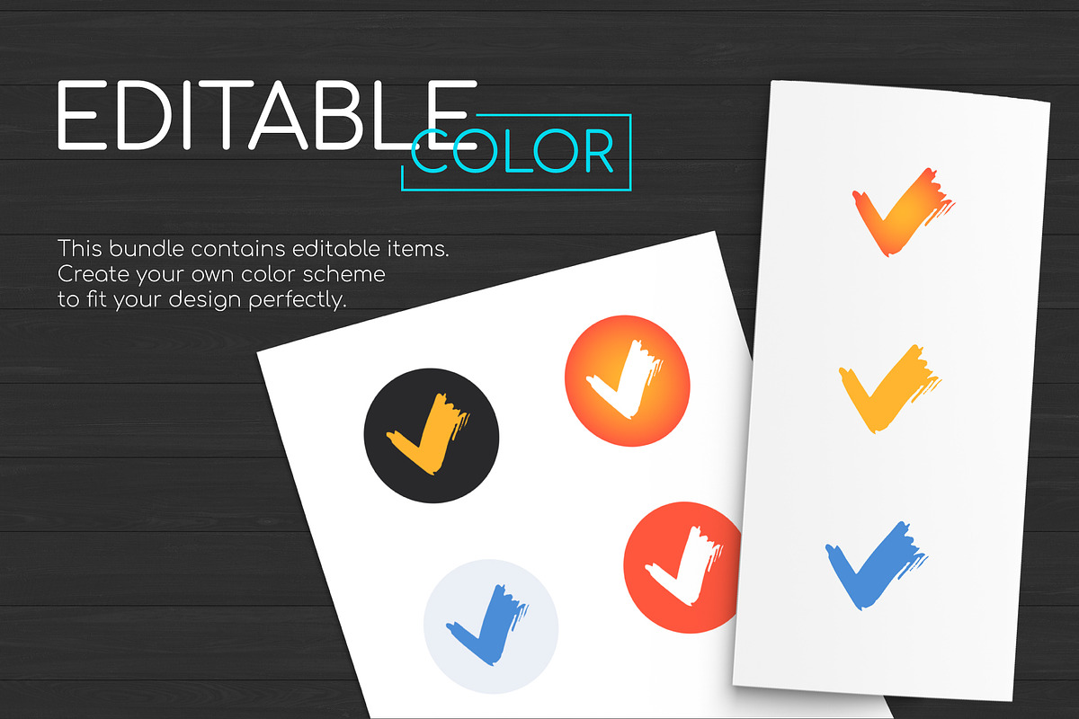 Check Marks Icons Set preview 3