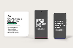 Galaxy S22 & S22 Ultra Mockup