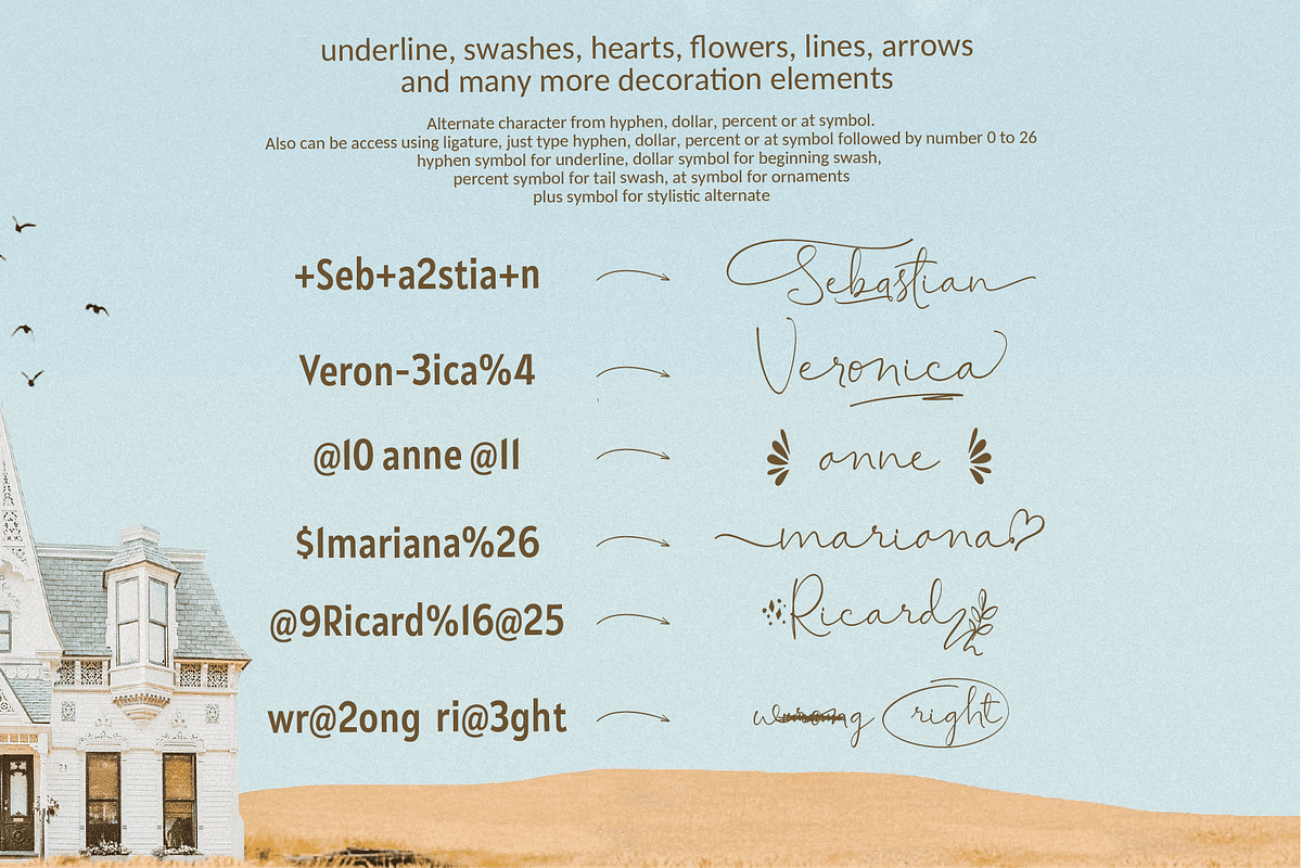 Timeless Wonderland Wedding Font, a Handwritten Font by Letterhanna Studio (Photo 9 of 16)