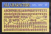 Benida Rounded 3D, a Serif Font by Craft Supply Co. (Thumbnail 8 of 8)