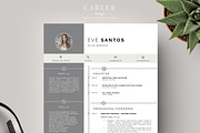 Modern Resume & CoverLetter Template, a Resume Template by careerboutique (Thumbnail 1 of 6)