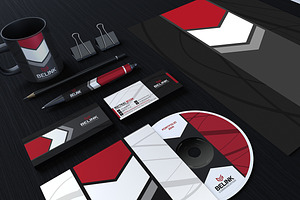 Red And Black Corporate Identity