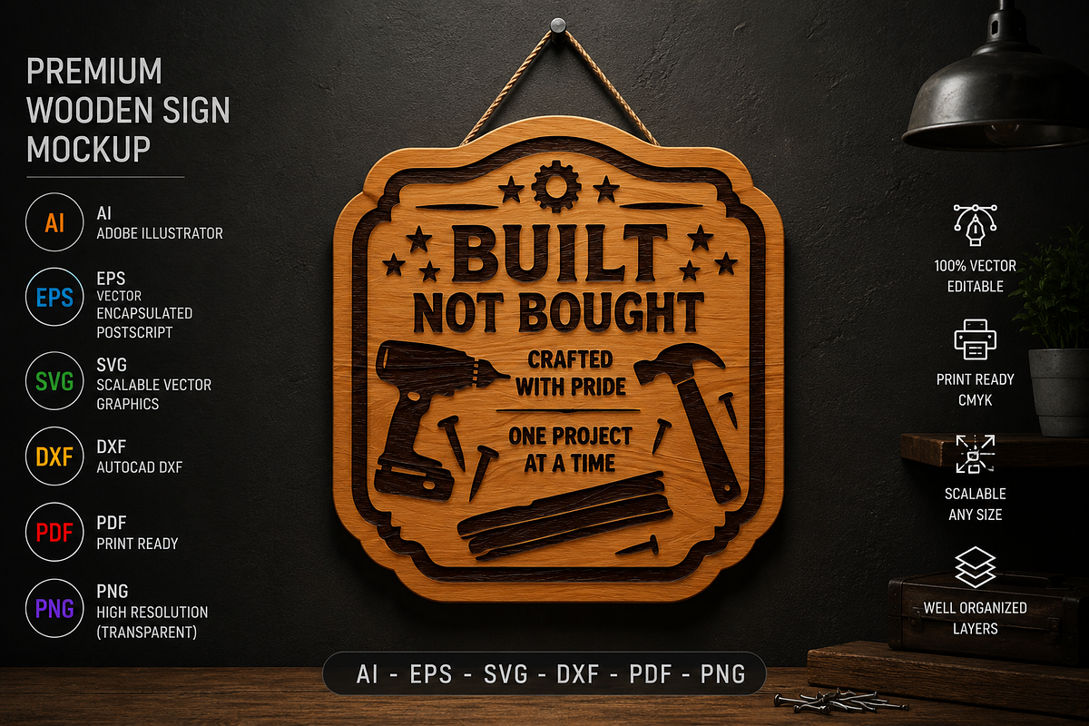 Dad's Garage Signs Workshop, an Object Graphic by OTVEY DESIGN (Photo 4 of 13)