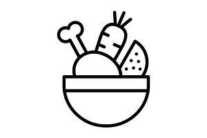 food Line Icon, an Icon by Pexelpy