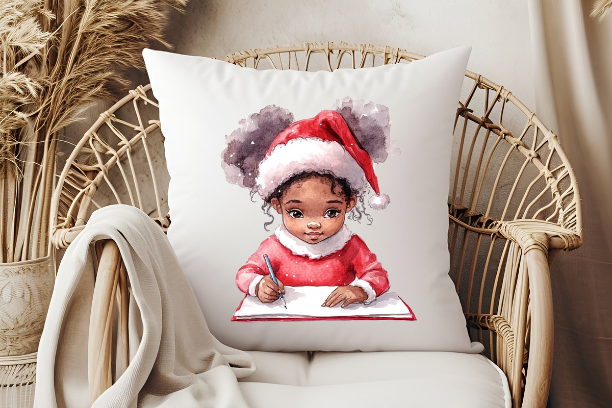 African American Christmas Clipart, an Illustration by Pixels.Craft (Photo 6 of 7)