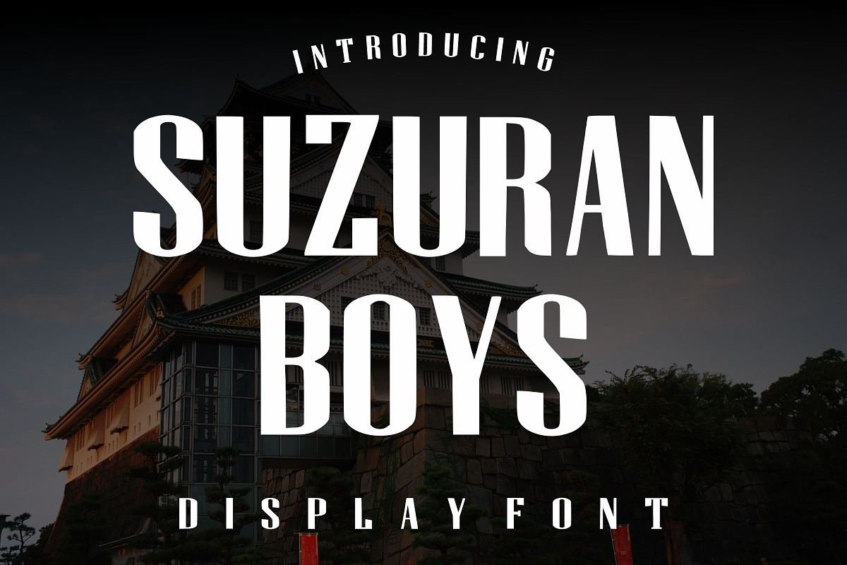 Suzuran Boys - Tall Condensed Font, a Slab Serif Font by Limited.studio (Photo 1 of 6)