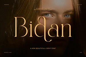 Bidan Elegant Luxury Serif Font, a Serif Font by Graphicxell