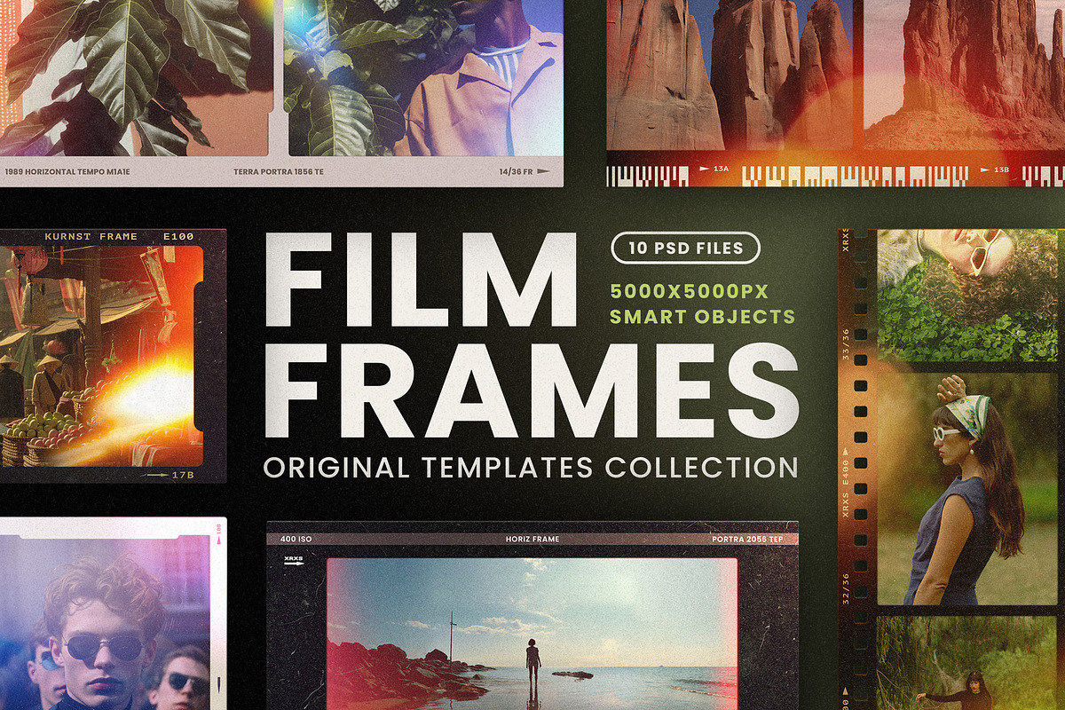 Film Frames Mockups, a Mockup by Design Squad (Photo 1 of 13)