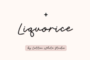 Liquorice, a Handwritten Font by Sofia Skoog (Thumbnail 1 of 10)