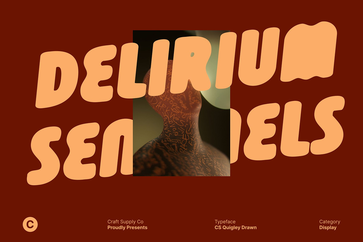 CS Quigley Drawn, a Sans Serif Font by Craft Supply Co. (Photo 3 of 8)