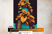 Afro Surreal Printable Digital Paper, a Decorative Illustration by ThatsDesignArt (Thumbnail 12 of 16)