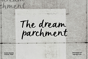 Dream Parchment Casual Font, a Handwritten Font by gafaroff studio (Thumbnail 1 of 6)