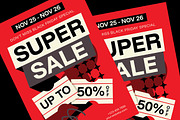 Modern Black Friday Sale Flyer, a Flyer Template by Gumico Studio. (Thumbnail 3 of 3)