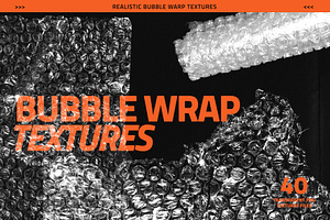 Realistic Bubble Wrap Textures