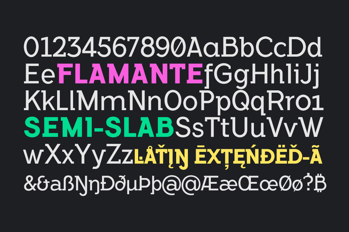 Flamante SemiSlab Light & Bold preview 5