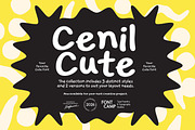 Cenil Cute Font, a Handwritten Font by Fontcamp Type Foundry (Thumbnail 1 of 23)