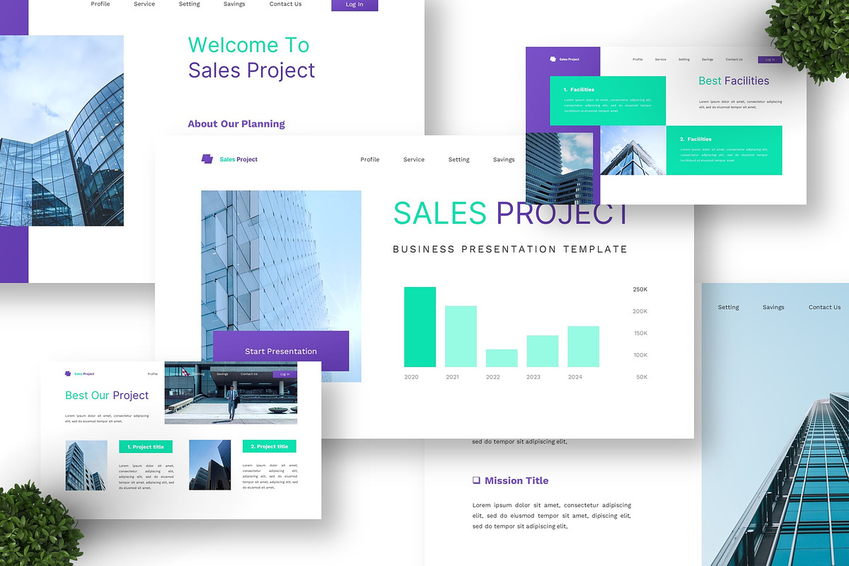 Sales Project - Business Keynote preview 4