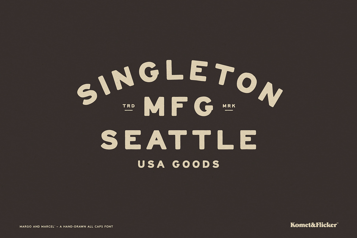 Margo and Marcel - A Hand-Drawn Font, a Sans Serif Font by Komet & Flicker (Photo 11 of 13)