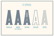 Monkstead Font, a Serif Font by Bart Wesolek (Thumbnail 2 of 5)