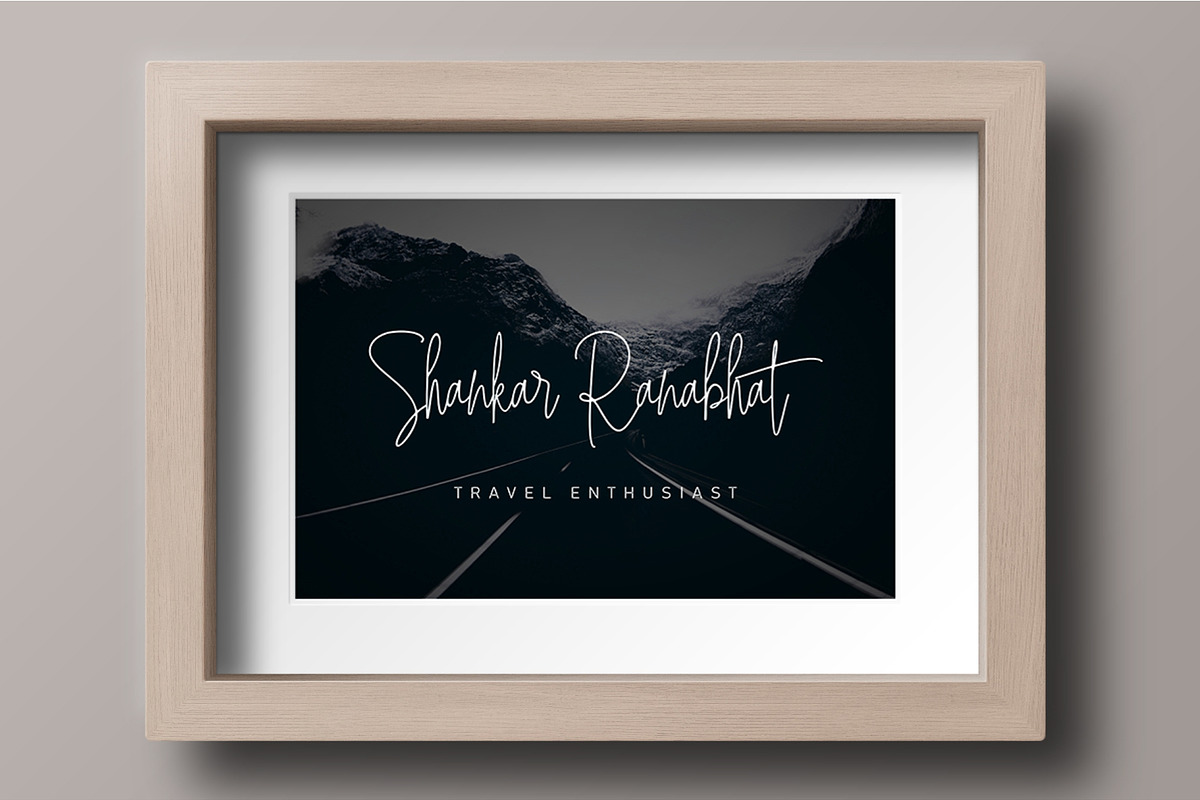 Intelligent Signature, a Script Font by Anatadesign (Photo 10 of 13)