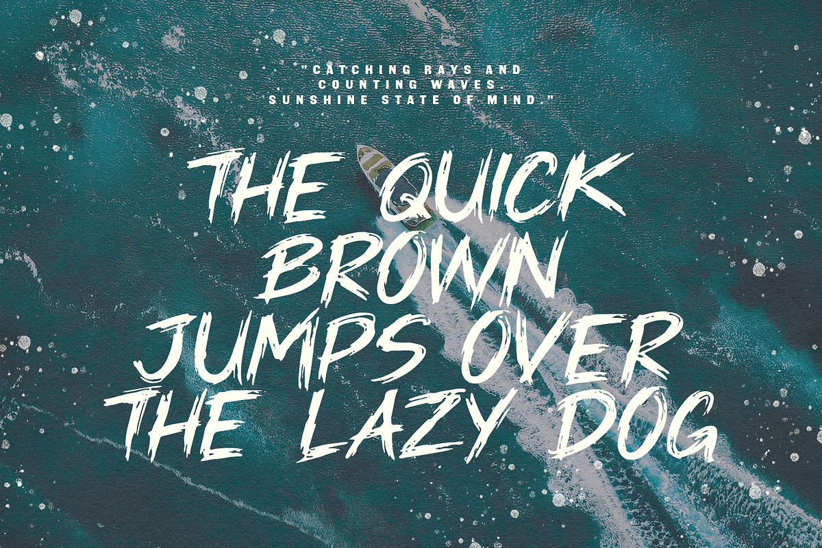 Banly Thecs Urban Brush Font, a Handwritten Font by Maulana Creative (Photo 4 of 7)