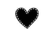 Stitched Heart Silhouette Vector Bun, an Illustration by Designs_River (Thumbnail 21 of 41)
