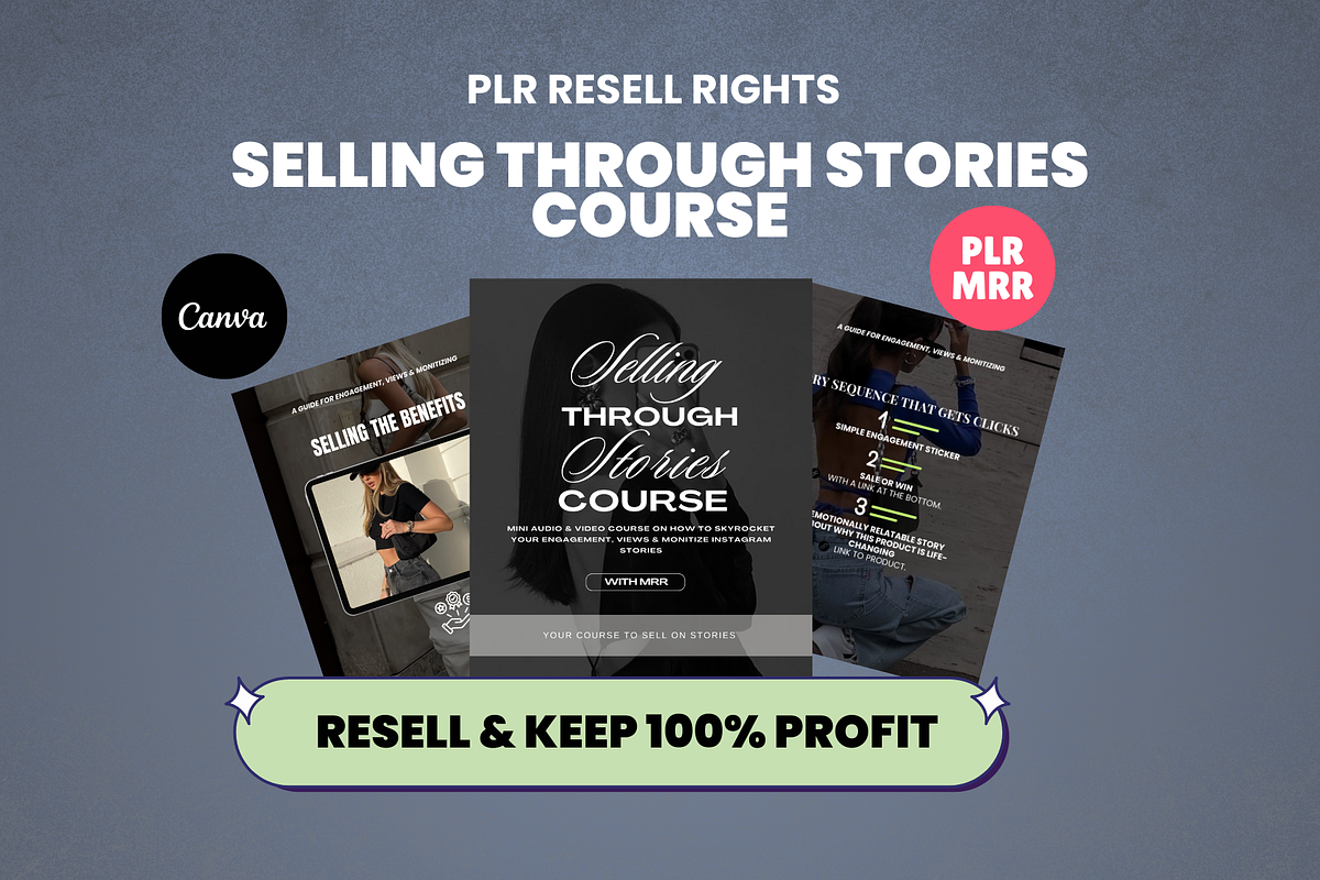 Selling Through Stories Course, a Marketing Template by Design By Hira (Photo 1 of 10)