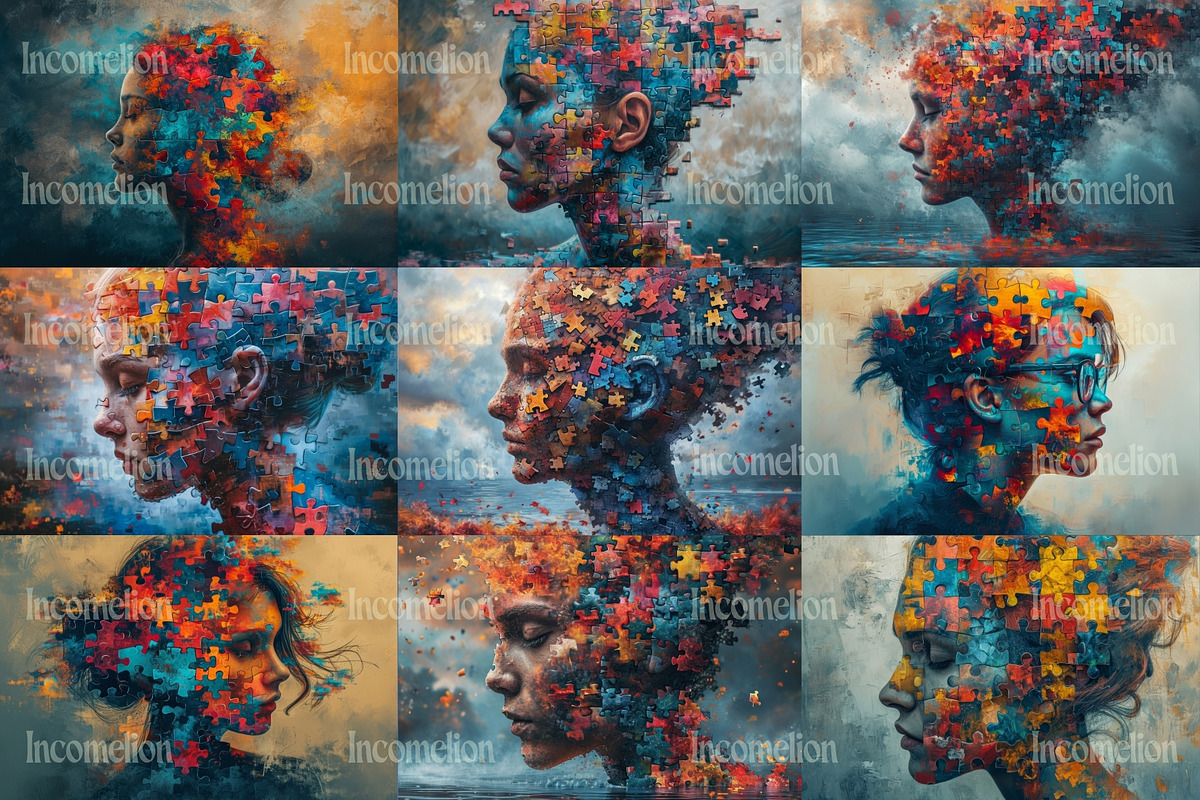 25 Puzzled Mind Illustrations, a Person Illustration by Incomelion (Photo 8 of 9)