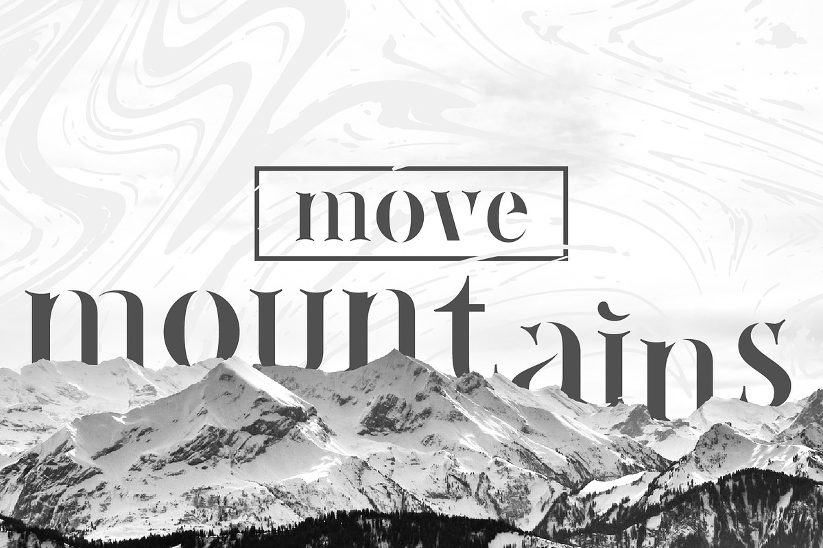 Oblige Font preview 3