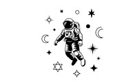 This vector astronaut artwork, an Illustration by Amazin_art (Thumbnail 29 of 30)