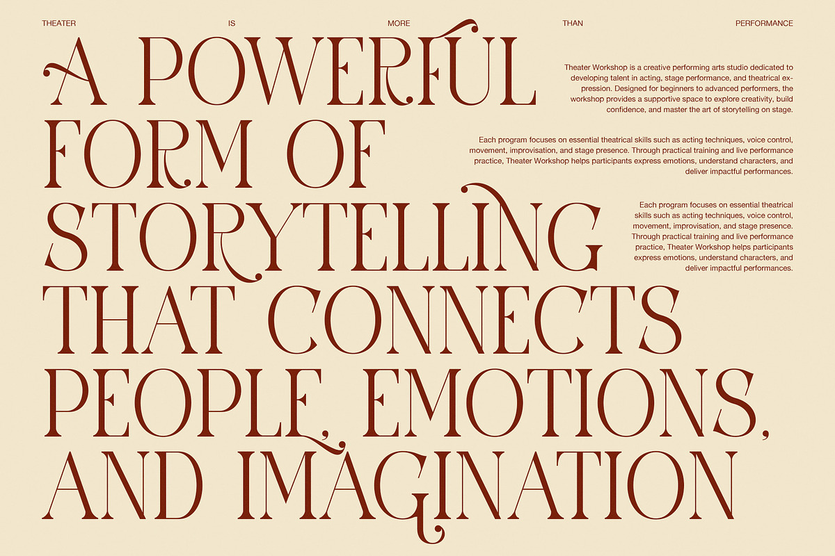 Wesider Elegant Serif Font, a Serif Font by Perfectype (Photo 5 of 8)
