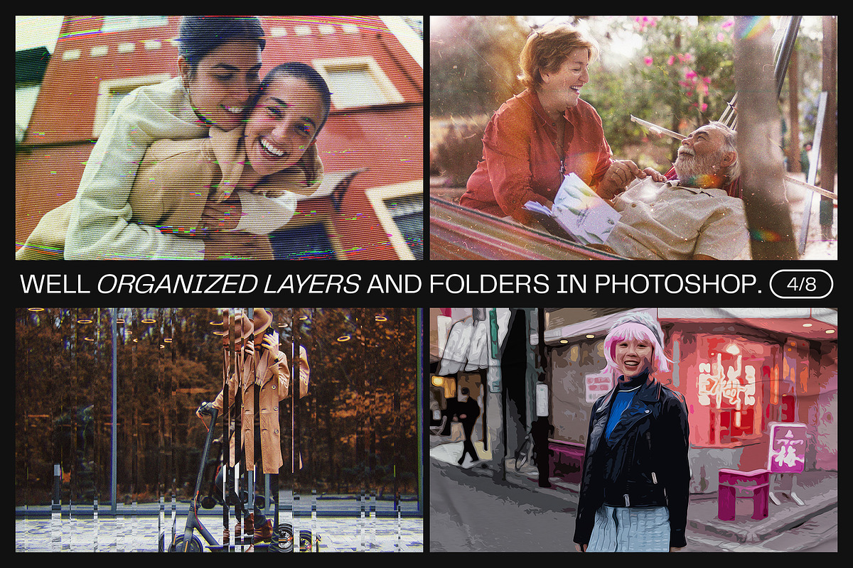 12 Photo Effect Templates, a Layer Style Add-On by iDoodle Studio (Photo 4 of 6)