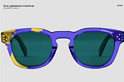 sun glasses mockup, an Apparel Mockup by Voyage Studio (Thumbnail 2 of 3)