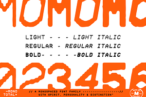 Mono TotalMonospaced Font Family