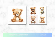Watercolor Transport Bears Prompt, an Animal Illustration by ClipCraft (Thumbnail 3 of 9)