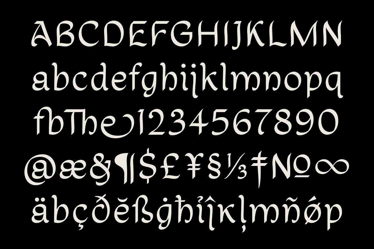 Corfe, a Font by Simon Walker (Photo 6 of 6)