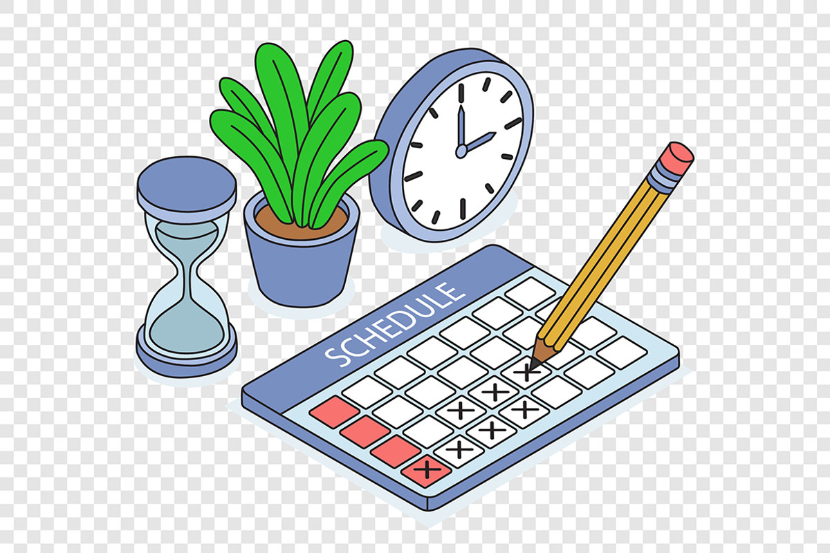 Calendar Schedule Planning, an Object Illustration by Partikusi Design (Photo 3 of 3)