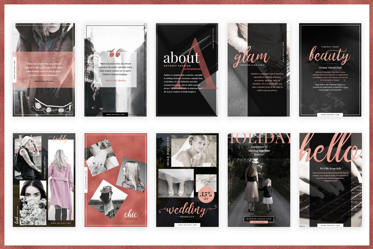 ODYSSEY Social Media Pack, a Social Media Template by Typography Prime (Photo 7 of 10)