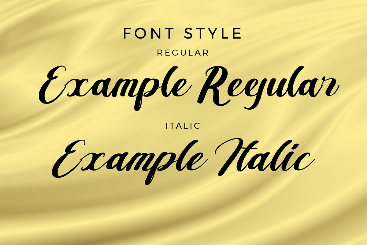 The Joejeita - Script style font, a Script Font by mahstudios (Photo 7 of 8)