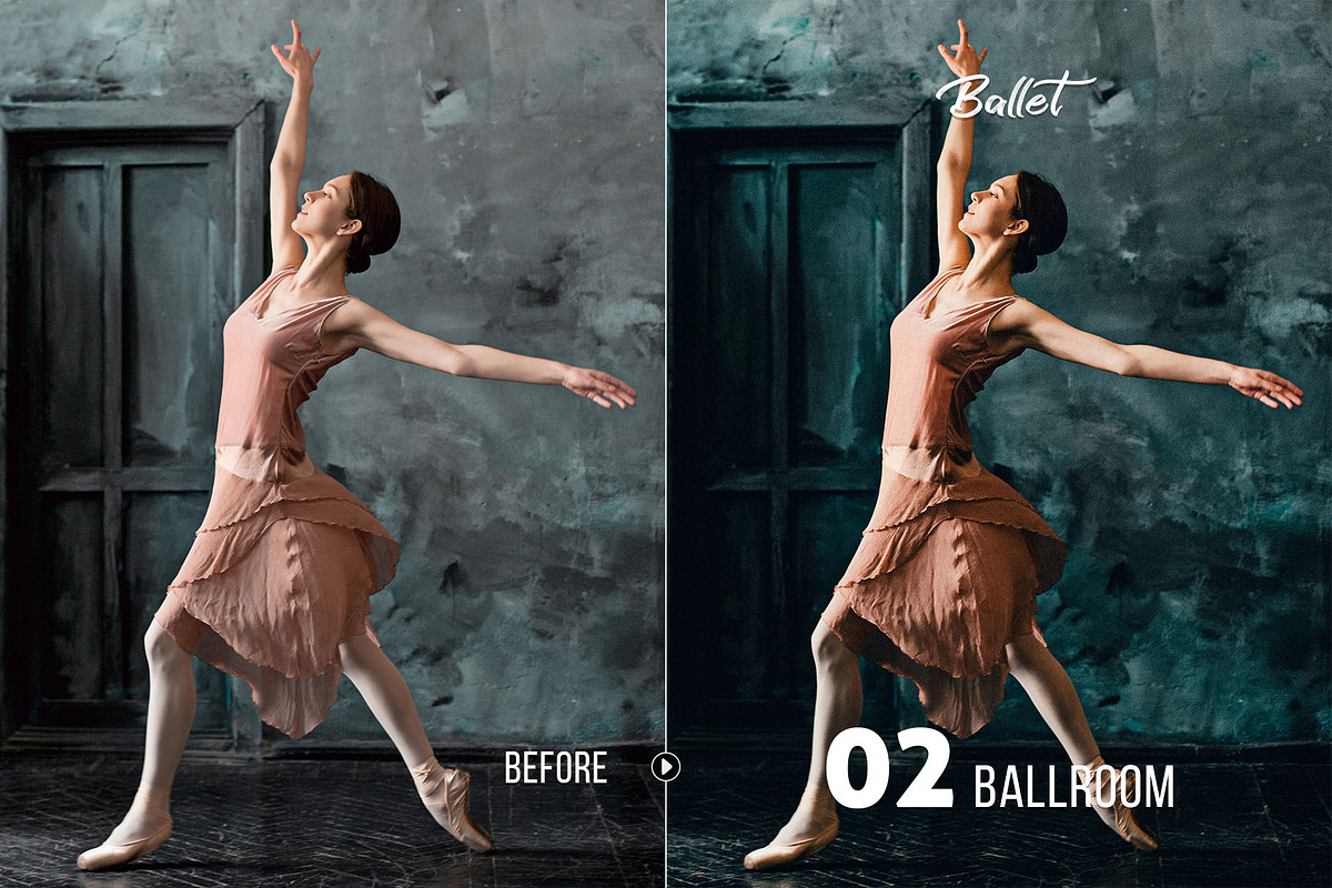 Ballet Artistic Presets, an Action Add-On by Presetrain Co. (Photo 9 of 11)