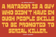 El Grosa, a Sans Serif Font by Fateh.Lab (Thumbnail 14 of 15)