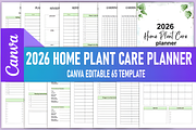 2026 Home Plant Care Planner Canva, a Design Template by Design Station (Thumbnail 1 of 3)