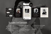 Dark Aesthetic Instagram Post Story, a Social Media Template by Warmsoulgallery (Thumbnail 6 of 10)