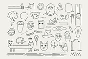 Little Ardour Font Family + Icons, a Sans Serif Font by Design Surplus (Thumbnail 7 of 7)